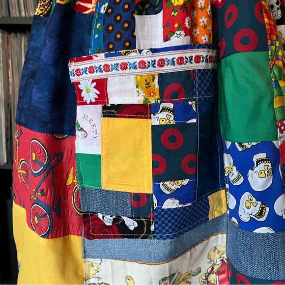 PHISH fishman donut hot air balloon apron top dress Mondegreen ⭕️🌈♻️ Patchwork - Picture 6 of 11
